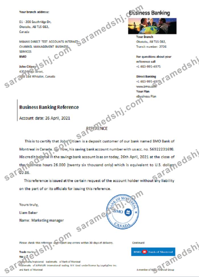 Canada_BMO Bank of Montreal_reference